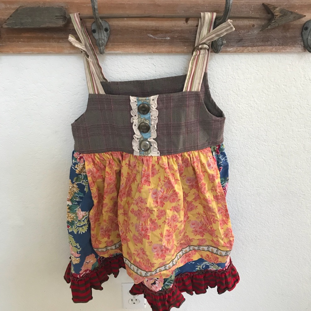 Matilda Jane Size 6 apron dress older style